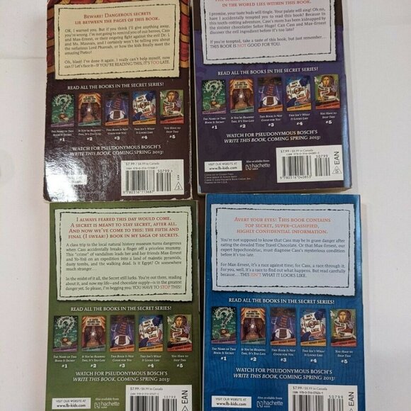The Secret Series by Pseudonymous Bosch set of 4 b - Picture 7 of 10